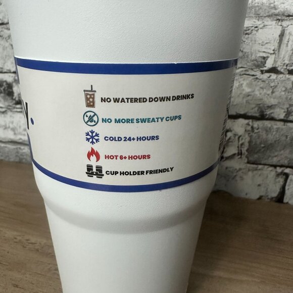 NWT FrostBuddy Universal Cup Insulator To Go Buddy ONE SIZE (White) 12-32oz - Picture 4 of 12